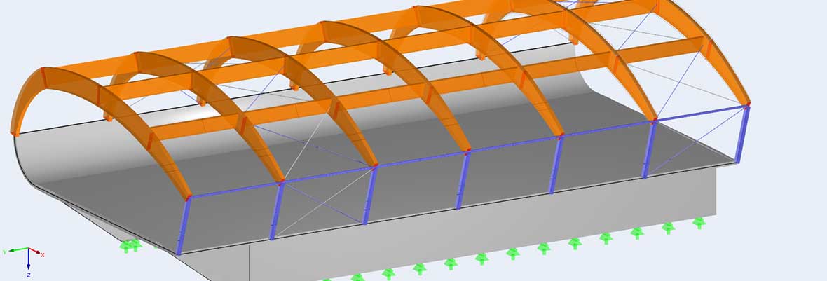 Program RFEM pro statické výpočty - konstrukce z různých materiálů