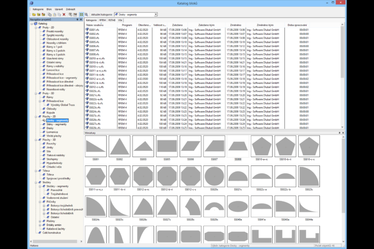 Blockmanager für RFEM und RSTAB