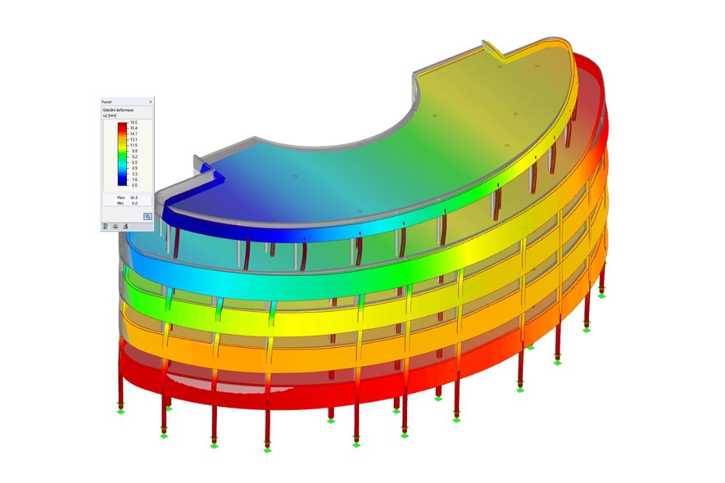 Program RFEM pro statické výpočty metodou konečných prvků