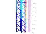 Přídavný modul RF-/TOWER Loading pro RFEM/RSTAB | Generování zatížení větrem, námrazou a užitným zatížením pro příhradové stožáry