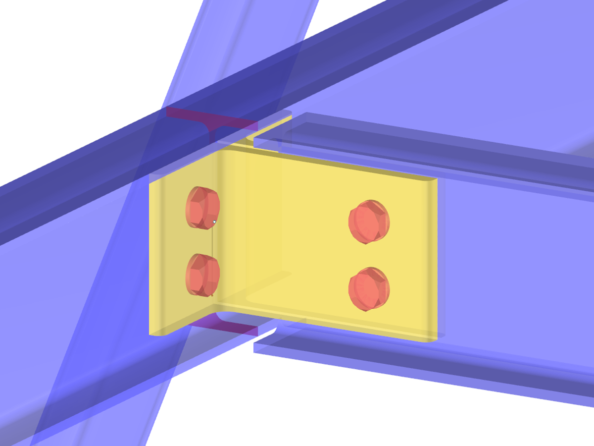 Přídavný modul RF-/JOINTS Steel - DSTV programu RFEM/RSTAB | Typizované spoje v ocelových konstrukcích podle EC 3