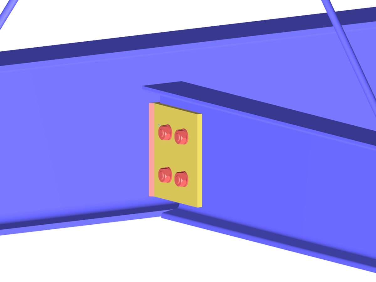 Přídavný modul RFEM/RSTAB RF-/JOINTS Steel - Pinned | Kloubové spoje podle EC 3