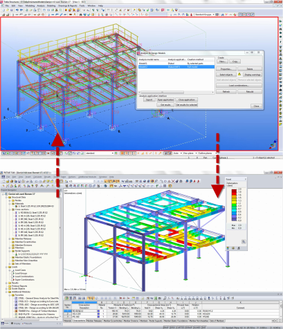 RFEM 5 - BIM integrace s Tekla Structures