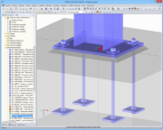 Visualisierung des Fußpunktes in RFEM