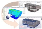 Návrh v aplikaci Revit - výpočet v programu RFEM od Dlubal Software – konstrukce v Tekla Structures