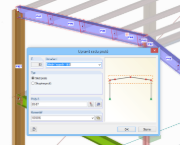 Sady prutů v programu RFEM zahrnující jednotlivé pruty odpovídají fyzikálním prvkům v modelu BIM