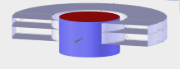 Modell des Halters in RFEM