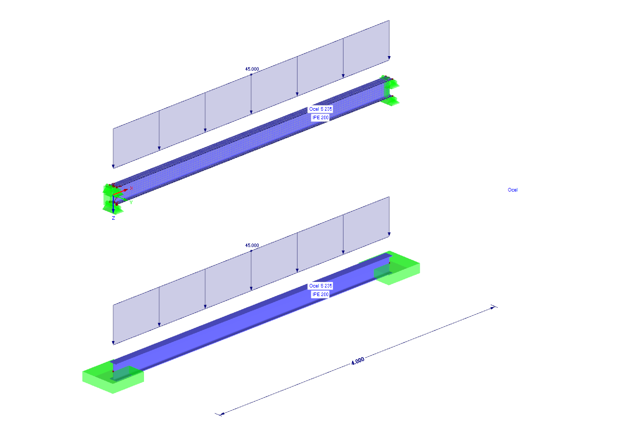 Celý model