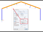 Zadání prutu kolmo na jiný prut