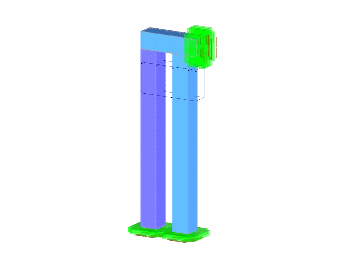 Zatížené plastické nosníky s diagramem klesajícího napětí