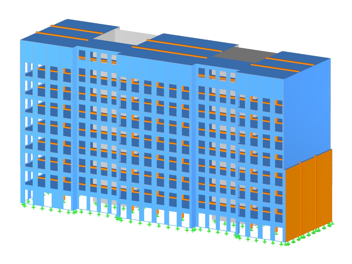 Administrativní a obchodní komplex Palazzo Meridia v Nice, Francie