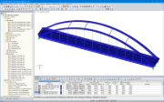 3D model silničního mostu Güsen B 10 v programu RSTAB (© grbv)