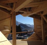Blick in das Innere des überdimensionalen Skifahrers (© sblumer ZT GmbH)