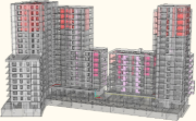 3D-Modell des Gebäudes (© MGM Konstrukcje Inżynierskie)