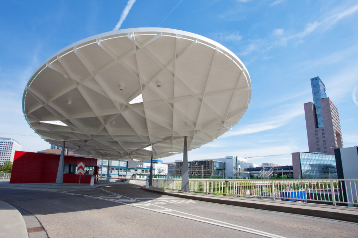 Severní brána po dokončení v srpnu 2013 (© Messe Frankfurt/Bach)
