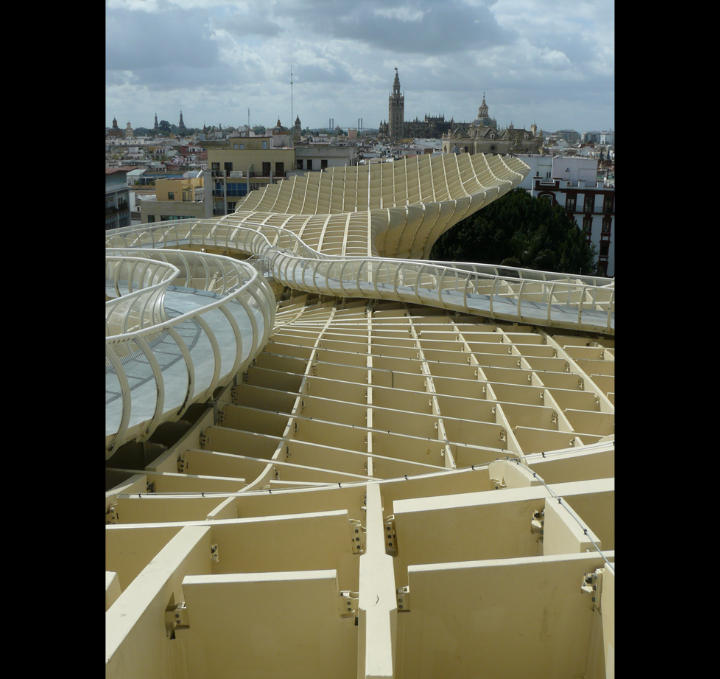 Metropol Parasol v Seville, Španělsko
