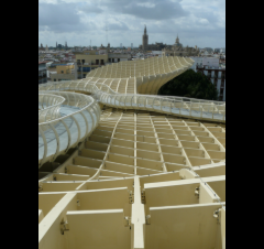 Metropol Parasol v Seville, Španělsko