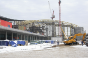 Terminál 3 mezinárodního letiště Šeremetěvo ve výstavbě (© Bollinger+Grohmann)