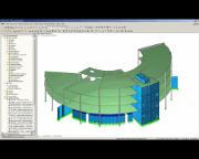 Berechnungsmodell in RFEM (© Rohmer)