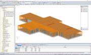 3D model jeslí v RFEMu (© ARTEMIS INGENIEUR)