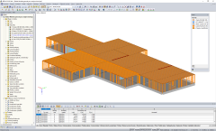 3D model jeslí v RFEMu (© ARTEMIS INGENIEUR)
