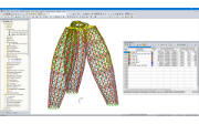 Model rozhledny v programu RFEM (© STATIC Solution s.r.o.)
