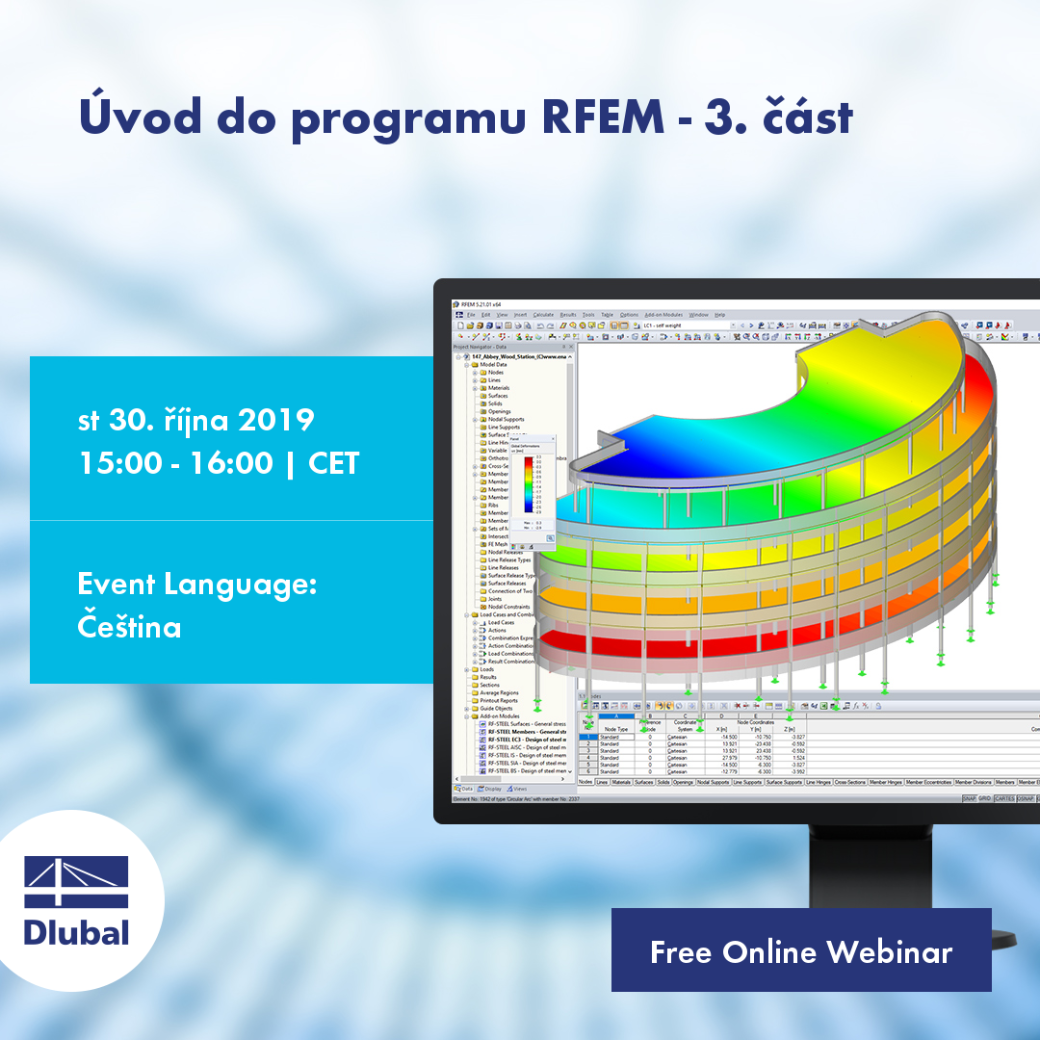 Úvod do programu RFEM - 3. část