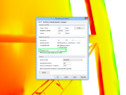 Síť povrchových vrstev modelu v programu RWIND Simulation