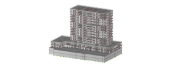 Model výškové obytné budovy v programu RFEM (© bauart Konstruktions GmbH & Co. KG)