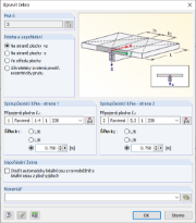 Zobrazení žebra v programu RFEM
