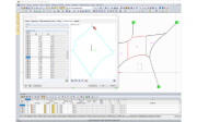 Zobrazení střihových vzorů v modelu RFEM
