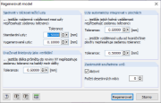 Funkce "Regenerovat model" v programu RFEM