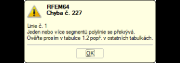 Chybové hlášení "Jeden nebí více segmentů polylinie se překrývá."