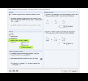 Dialog s nastaveními pro analytický výpočet mezního stavu použitelnosti
