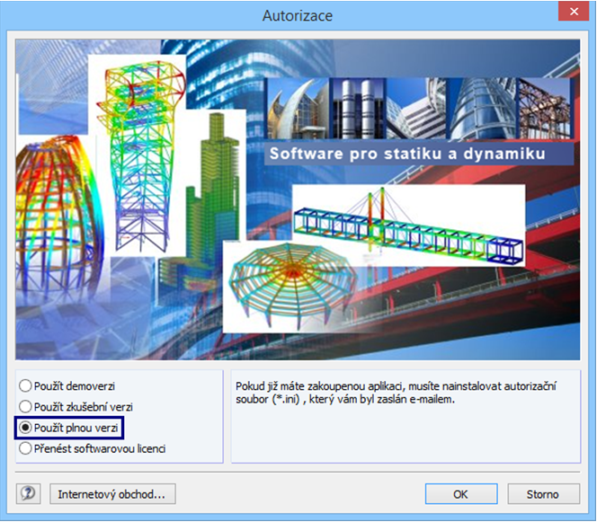 Autorizace programu