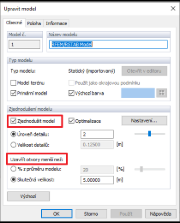 Zadání otvorů v programu RWIND Simulation