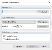 Vytvořit videosoubor