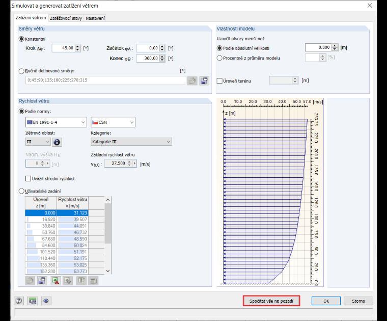 Calculer tout en arrière-plan dans RFEM