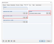 Dialog "Upravit plochu" → záložka "Integrované"