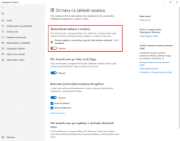 Ochranu lze dočasně deaktivovat v Zabezpečení Windows.