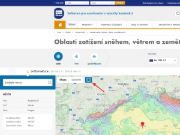 Režim celé obrazovky nástroje pro stanovení oblastí zatížení
