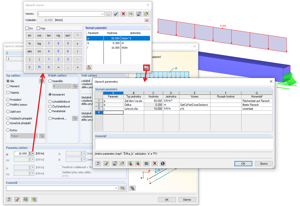 Upravit parametry