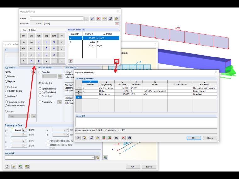 Upravit parametry