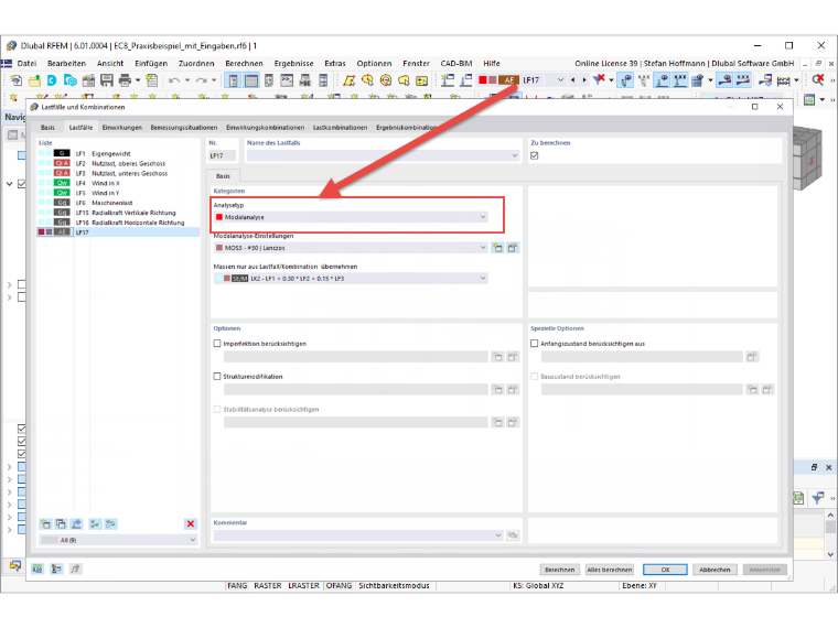 FAQ 005115 | Jak mohu v programech RFEM 6 a RSTAB 9 zobrazit vlastní tvary?
