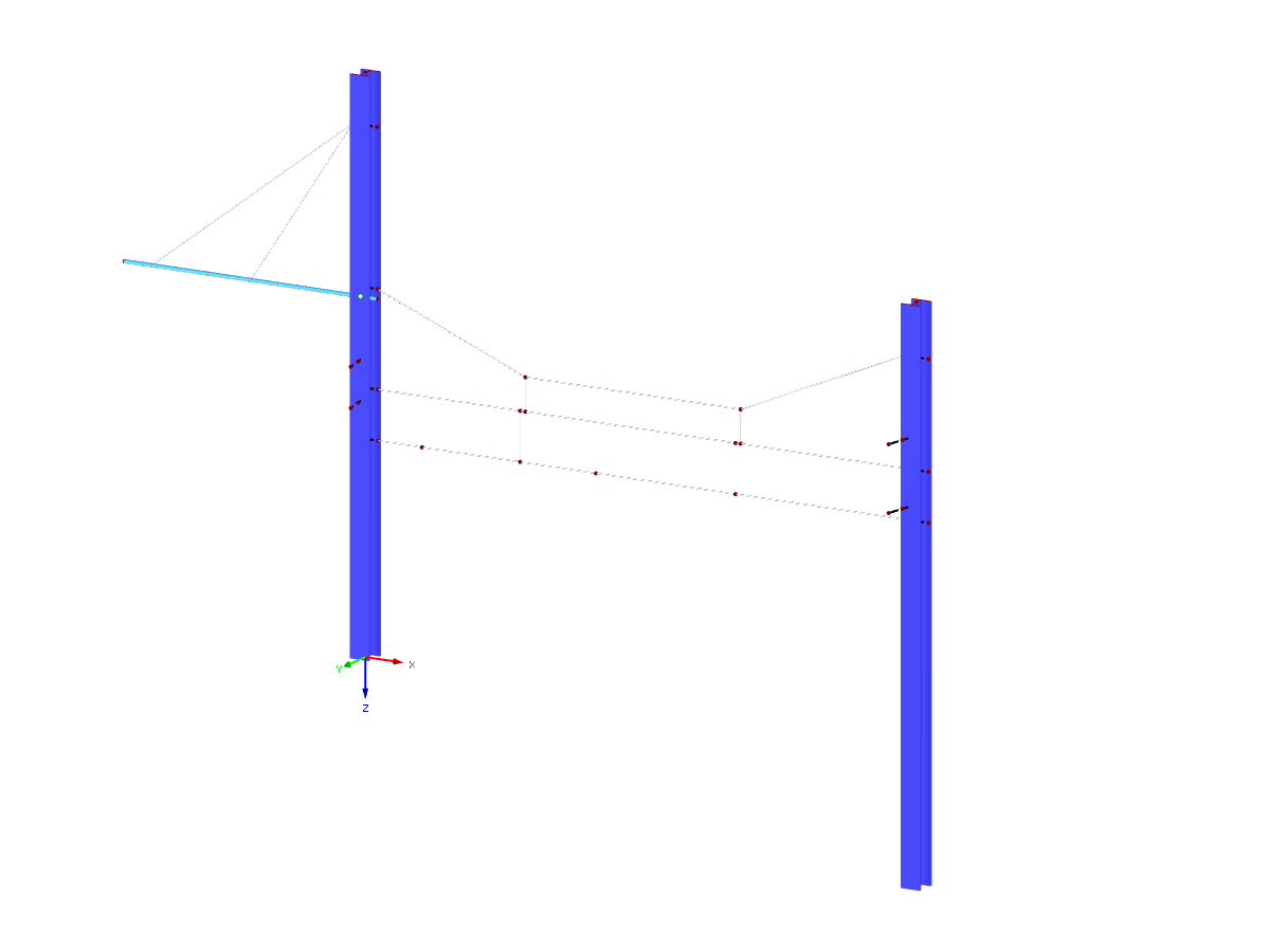 Model trolejového vedení pro tramvaj (© SDEA Engineering Solutions - Španělsko)