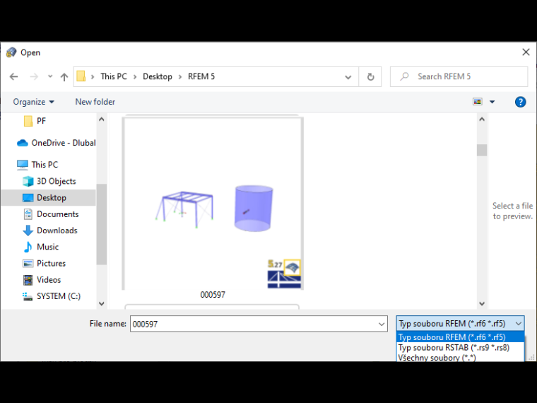 FAQ 005121 | Mohu své staré modely z RFEM 5 bez problémů otevřít a dále upravovat v programu RFEM 6?