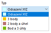Výběr typu zadání