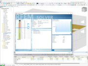 Výpočet výztuže proti protlačení pro železobetonové konstrukce v programu RFEM 6 s využitím grafiky pro návrh vnitřních sil.