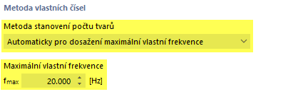 Definujte maximální vlastní frekvenci