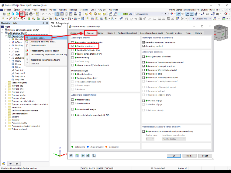 FAQ 005185 | Jak mohu v programu RFEM 6 vytvořit imperfekce na plochách na základě rozhodujícího vlastního tvaru?